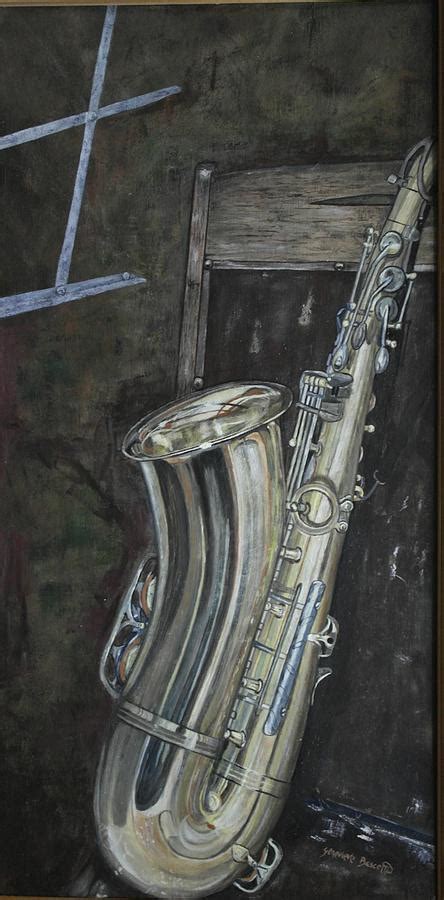 Sax Painting By Genevieve Bascetta Fine Art America