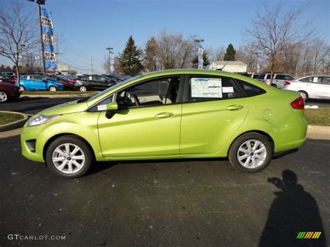 2012 Ford Fiesta Se Sedan Lime Squeeze Photo 59457782
