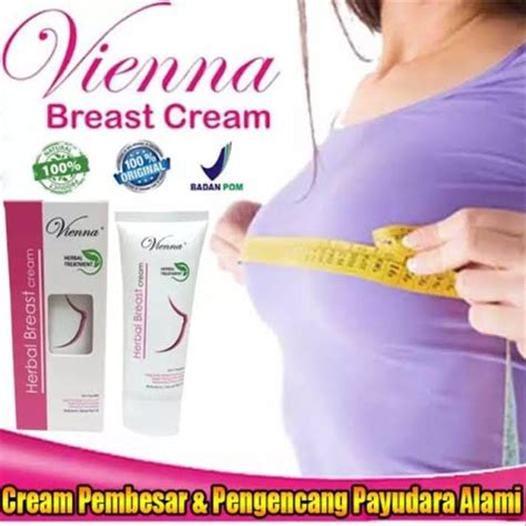 jual vienna breast cream krim pembesar payudara herbal breast cream bpom original di lapak