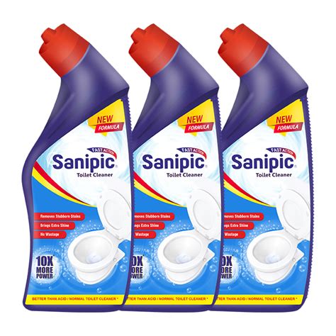 Sanipic Toilet Cleaner 200ml Pack Of 3 Midas Hygiene Industries