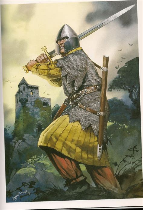 Gallowglass Angus Mcbride Warriors Illustration Historical Warriors