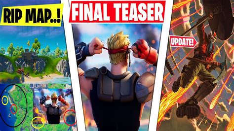 Fortnite Final Season 6 Teaser Map On Fire Live Event Skin Leaks Cinematic Trailer And More