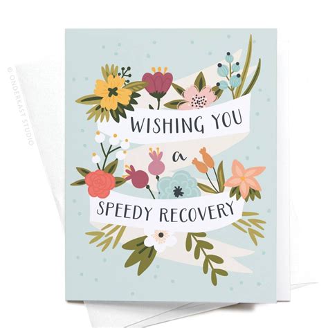 Wishing You A Speedy Recovery Banner Card — Marrygrams