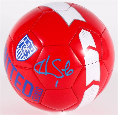 Hope Solo Signed Usa Soccer Ball Jsa Coa Pristine Auction