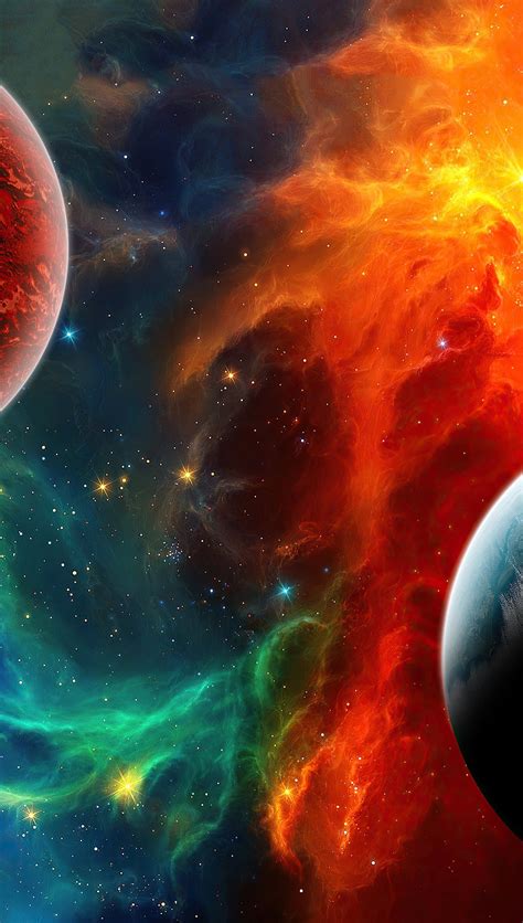 Colorful Nebula In Space Wallpaper 4k Ultra Hd Id5829