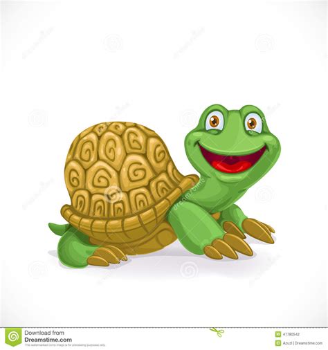 Cartoon Baby Turtle Stock Vector Illustration Of Cheerful 47780542
