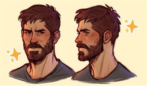 Art Resources Tutorials Beard Art Beard Drawing Character Design Male