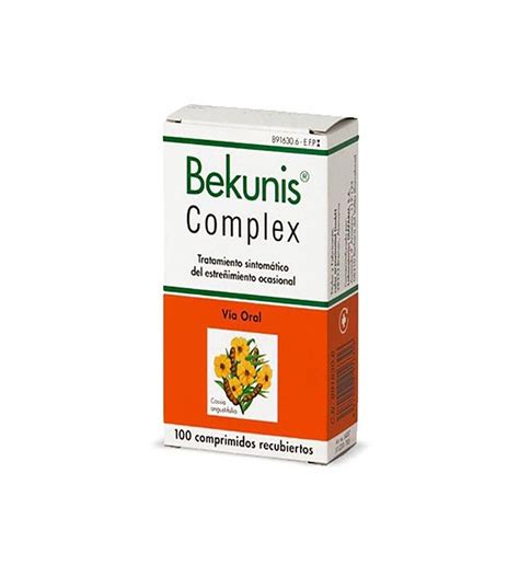 Bekunis Complex Comprimidos Laxantes Farm Cia Yesfarma