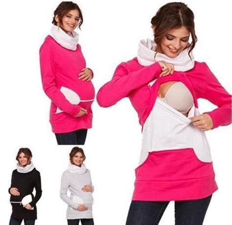 Maternity Cowl Neck Sweatshirt | Womens maternity clothing, Maternity tops, Maternity tees