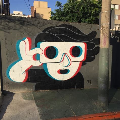 Muretz Creates 3d Glasses A New Piece In Sao Paulo Brazil