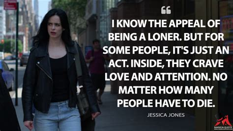 Krysten ritter was absolutely fantastic as jessica jones! Jessica Jones Quotes - MagicalQuote