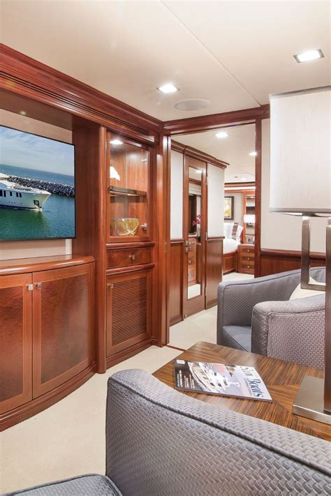 Yacht Interior Design Of The 120 Nordhavn Yachts Master Suite With