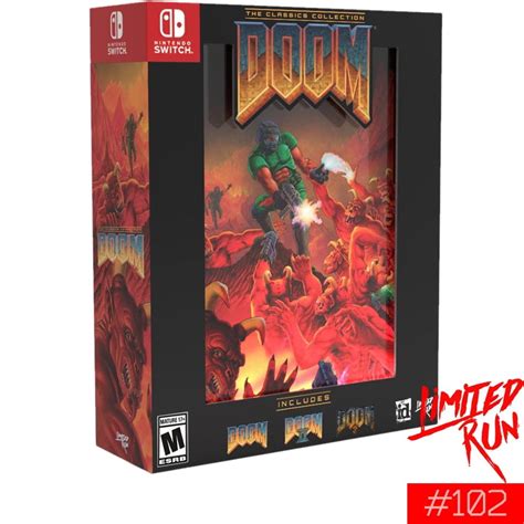 Doom The Classics Collection Collectors Edition Limited Run 102 Nintendo Switch