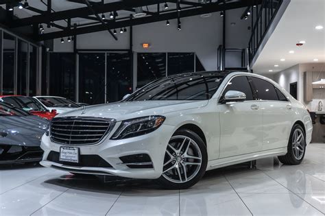 Used 2015 Mercedes Benz S550 4 Matic Sedan Sport Package Only 26k Miles