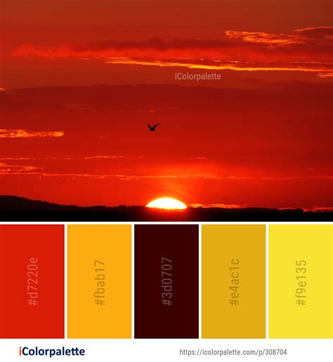 Sunrise Sunset Colors In Order 12 Beach Sunset Color Palettes With