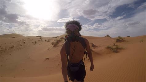 Desert Tracking Shot In Desert 5 Cyling Across Sahara Cycling Across