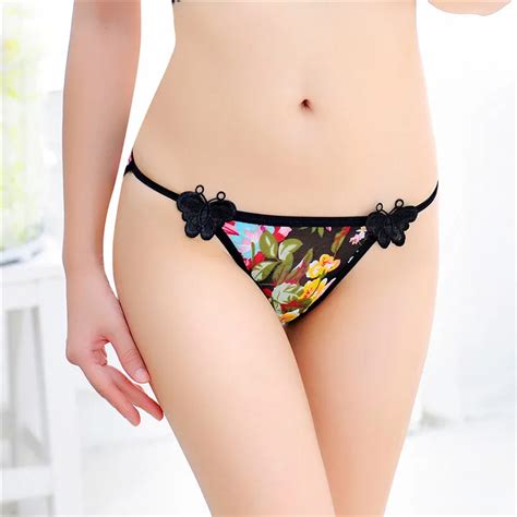 women s sexy lace briefs flowers panties through bow knot underwear panty knickers t back in g