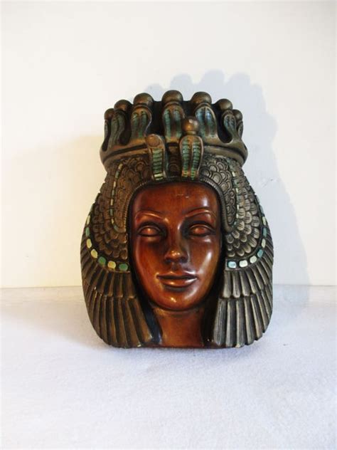Ornamental Egypcian Queen Cleopatra Mask 1 Achatit Catawiki