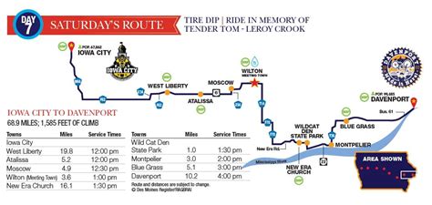 2018 Route Maps Ragbrai