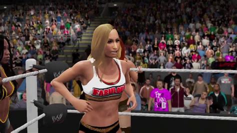 WWE K Carmella Becky Lynch Naomi Vs Natalya Alexa Bliss Nikki Bella Summerslam