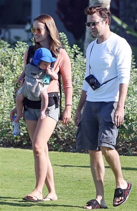 Exclusive Jason Sudeikis & Olivia Wilde Out With Their Son Otis In 