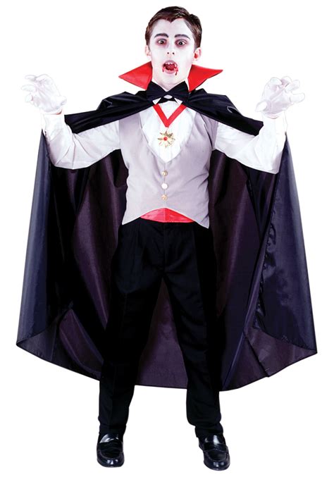 Fun World Classic Vampire Boys Halloween Fancy Dress Costume For Child