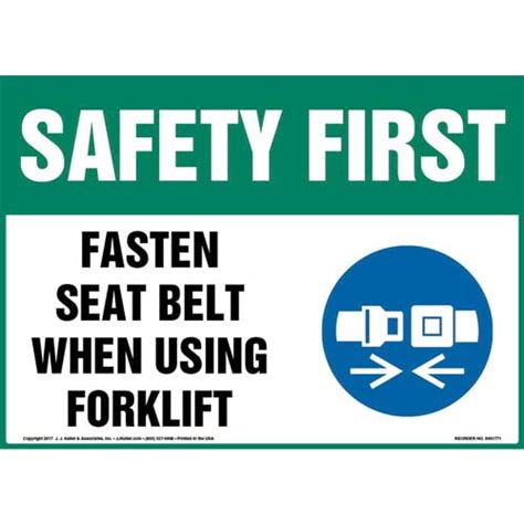 Safety Belt Sign