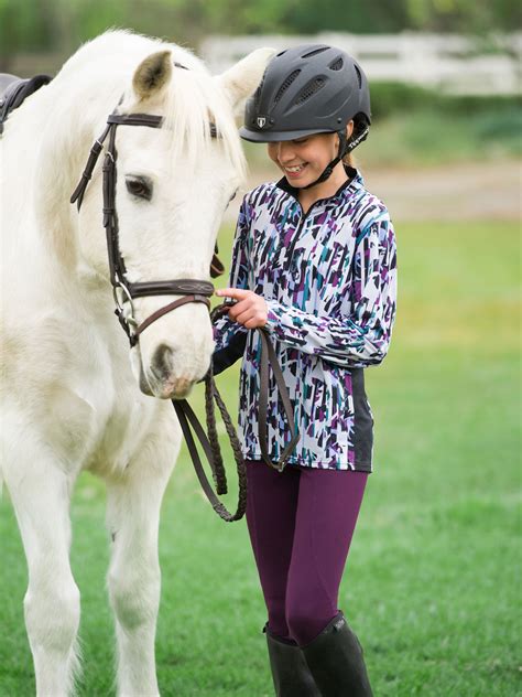 Get the best deals on boot barn and save up to 70% off at poshmark now! Kids Equestrian Tops | Riding outfit, Riding shirts ...