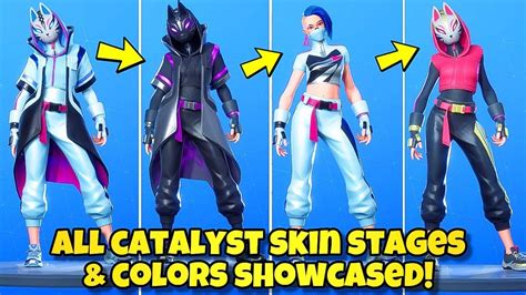 New Catalyst Skin Stages And Colors Showcased Fortnite Br All Catalyst