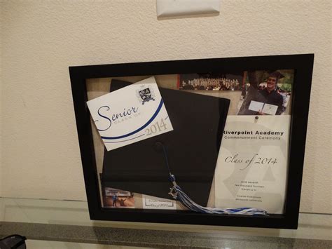 Similar to shelves these things can be as many as you like sheltering from bad weather your beloved flowers.{found on sunset}. Graduation Shadow Box. Nice way to preserve a graduates ...