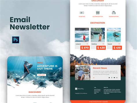 Email Newsletter Design By Uicreative On Dribbble