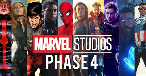 Marvel Phase 4 Confirmed Fantastic Four Black Panther 2 Captain