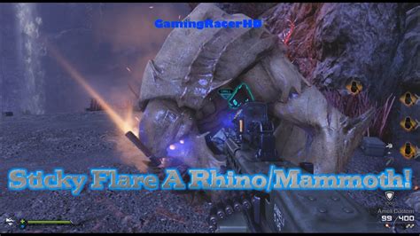 Call Of Duty Ghosts Extinction Mode Sticky Flare A Rhinomammoth