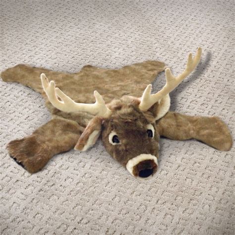 Our Adorable Faux Deer Skin Rug Measures 24 Inches Wide X 36 Inches