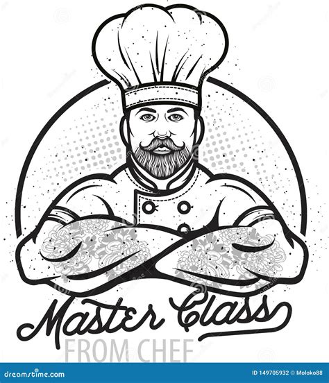 Cooking Vintage Logo Cooking Class Template Logo With Chef Modern