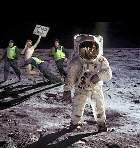 Astronaut Lunar Landing Moon Landing Funny Pictures Images