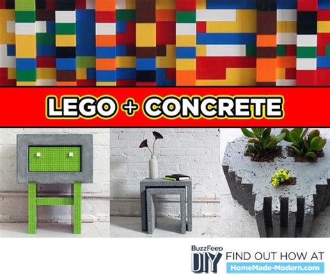 Youve Never Seen Lego Used This Way Concrete Diy Concrete Projects Lego Design