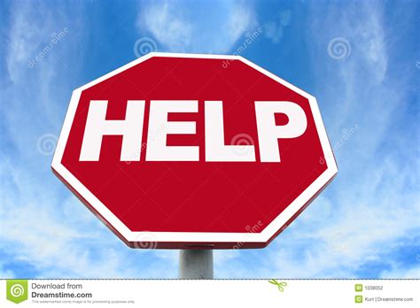 Help Sign Stock Photo Image Of Assistance Outside