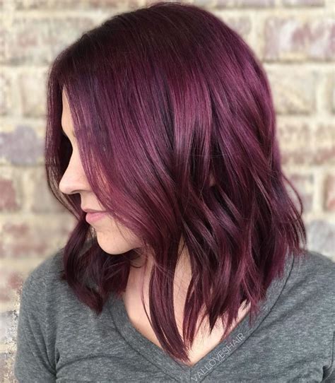 50 Shades Of Burgundy Hair Color Dark Maroon Red Wine Red Violet Burgundy Hair Hair Color
