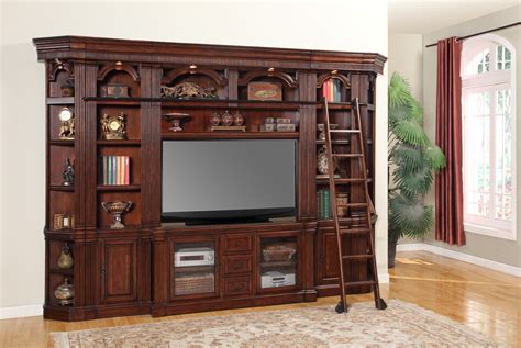 Check out our entertainment center wall unit selection for the very best in unique or custom, handmade pieces from our console tables & cabinets shops. Wellington 60" Entertainment Wall Unit from Parker House ...