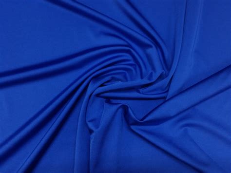 Royal Blue Plain Lycra Spandex Stretch Fabric Material