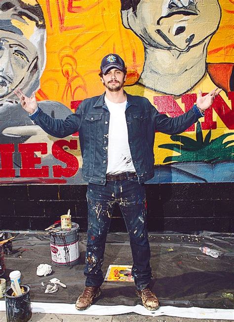 Handsome James Franco Painted A Mural Of This Is The End On Melrose