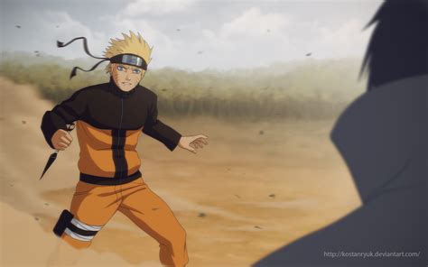Naruto Fan Art Naruto Vs Sasuke
