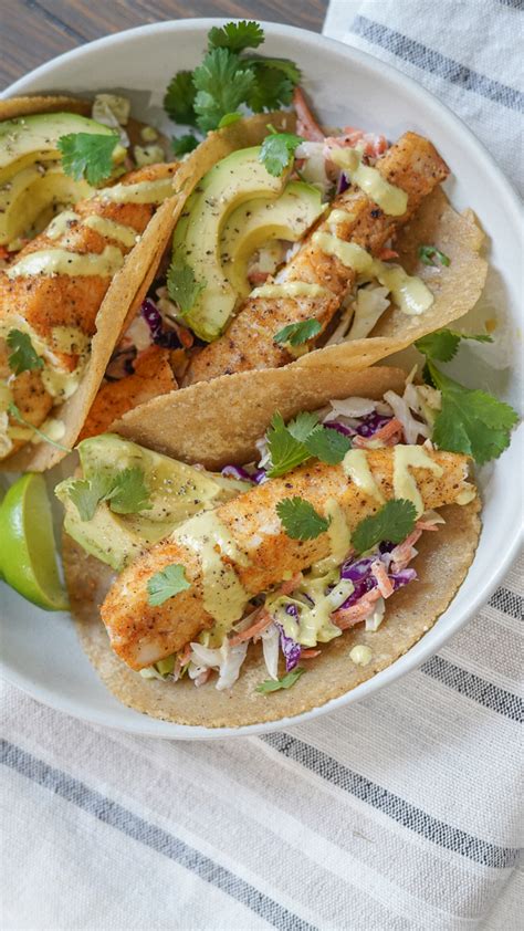 15 Minute Air Fryer Tilapia Fish Tacos Couple In The Kitchen