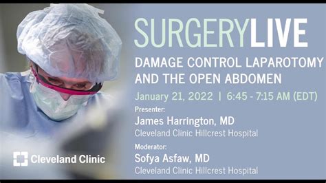 Damage Control Laparotomy And The Open Abdomen Graphic Youtube