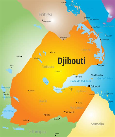 Djibouti Maps Geography Facts Mappr