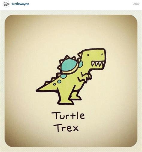 Trex Funny Turtle Pet Turtle Turtle Love Turtle Art Cute Turtle