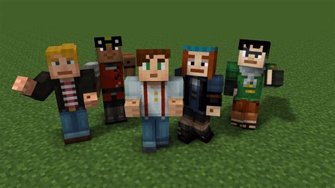 Create your own skins with our online editor. Download Skins for Minecraft: Story Mode