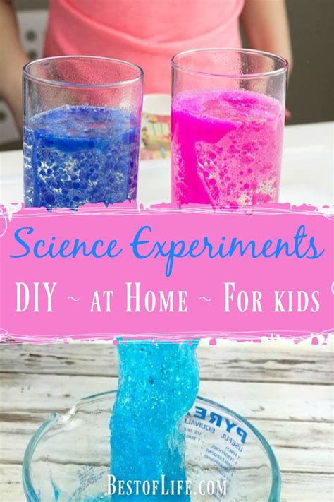 Diy Science Experiments For Kids At Home Diy Science Experiments Diy