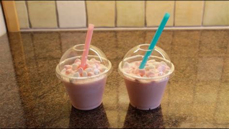 They add all the ingredients to the blender along with ice and then blend it all together. DIY ♥ Hvordan lage Starbucks Cotton Candy Frappuccino ♥ ...